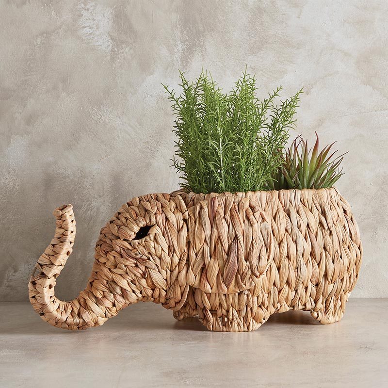 Woven Basket - Elephant