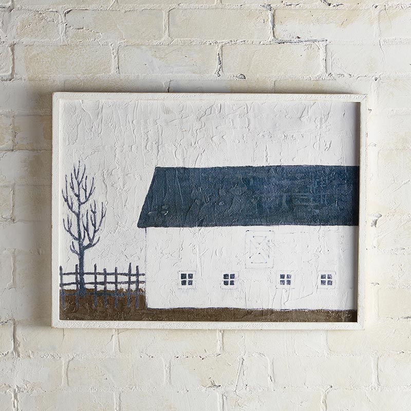 Framed Painting - Shed